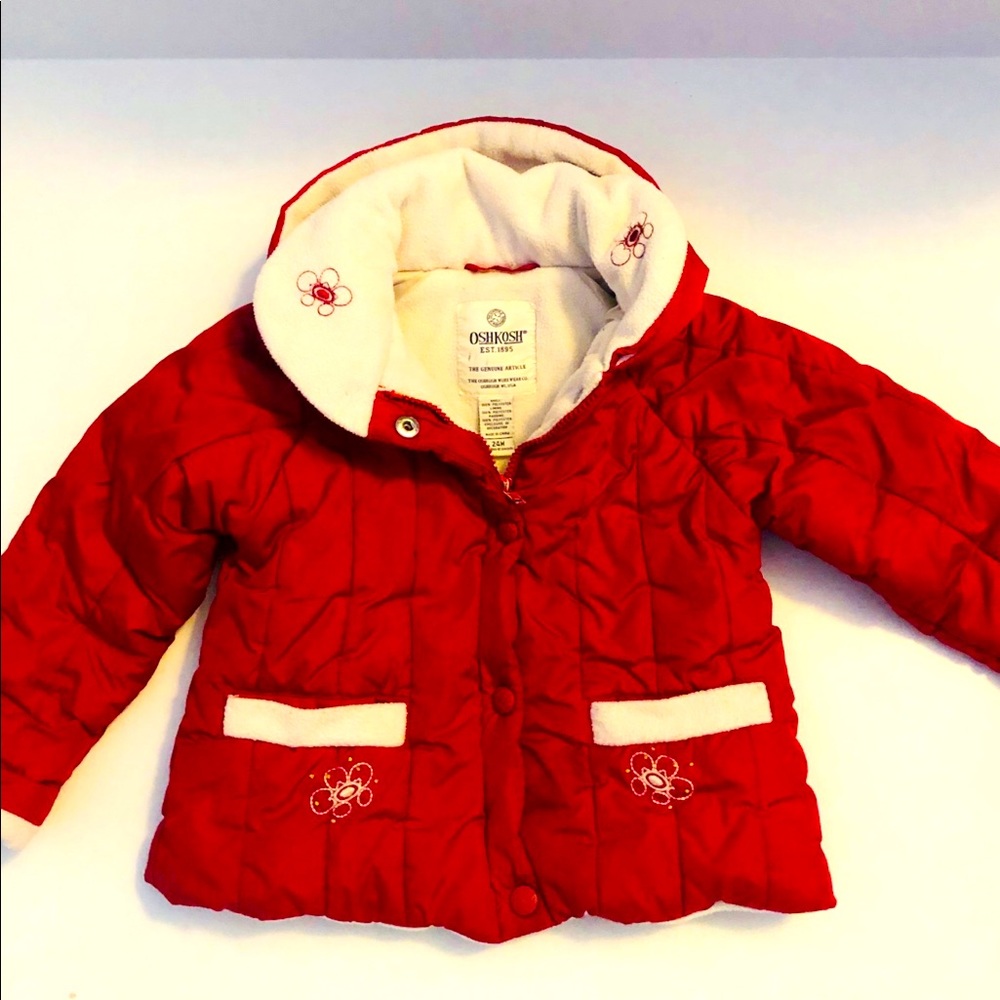 Pre-loved red girls coat! Too cute!
